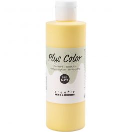 Plus Color Acrylverf, crocus yellow, 250 ml/ 1 fles [HOB-39434]