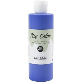 Plus Color Acrylverf, ultra marine, 250 ml/ 1 fles [HOB-39445]