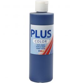 Peinture Acrylique Plus Color, bleu marine, 250 ml/ 1 flacon [HOB-39458]