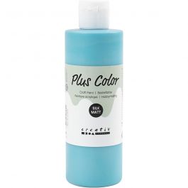 Plus Color Acrylverf, turquoise, 250 ml/ 1 fles [HOB-39472]