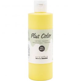 Plus Color Acrylverf, primair geel, 250 ml/ 1 fles [HOB-39475]