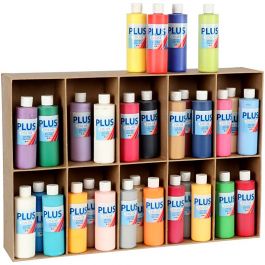 Plus Color Acrylverf, diverse kleuren, 30x250 ml/ 1 doos [HOB-39497]