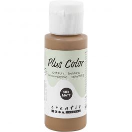 Plus Color Acrylverf, lichtbruin, 60 ml/ 1 fles [HOB-39603]