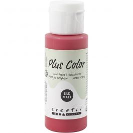 Plus Color Acrylverf, berry red, 60 ml/ 1 fles [HOB-39629]