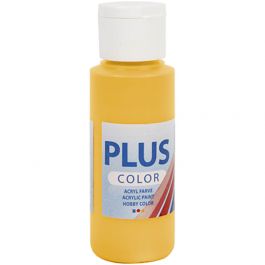 Plus Color Acrylverf, yellow sun, 60 ml/ 1 fles [HOB-39632]