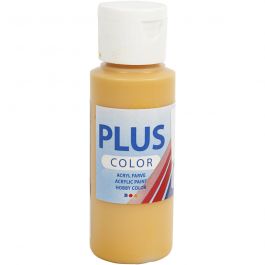 Plus Color Acrylverf, okergeel, 60 ml/ 1 fles [HOB-39633]