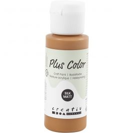 Plus Color Acrylverf, raw sienna, 60 ml/ 1 fles [HOB-39636]