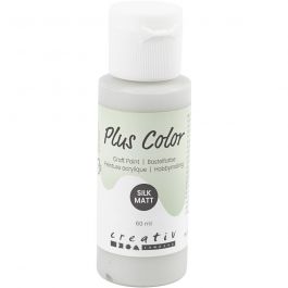Plus Color Acrylverf, lichtgrijs, 60 ml/ 1 fles [HOB-39639]