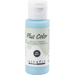 Plus Color Acrylverf, ice blue, 60 ml/ 1 fles [HOB-39646]