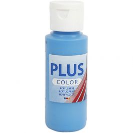 Plus Color Acrylverf, ocean blue, 60 ml/ 1 fles [HOB-39647]