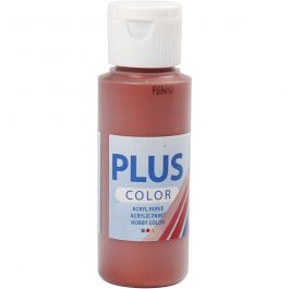 Plus Color Acrylverf, red copper, 60 ml/ 1 fles [HOB-39649]
