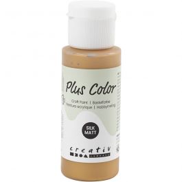 Plus Color Acrylverf, goud, 60 ml/ 1 fles [HOB-39652]