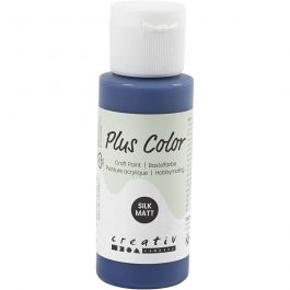 Plus Color Acrylverf, marineblauw, 60 ml/ 1 fles [HOB-39658]