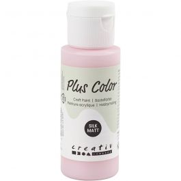 Plus Color Acrylverf, soft pink, 60 ml/ 1 fles [HOB-39666]