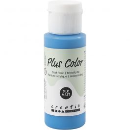 Peinture Acrylique Plus Color, bleu primaire, 60 ml/ 1 flacon [HOB-39674]