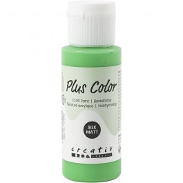 Plus Color Acrylverf, bright green, 60 ml/ 1 fles [HOB-39676]
