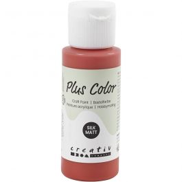 Plus Color Acrylverf, kerstrood, 60 ml/ 1 fles [HOB-39688]