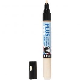 Plus Color Marker, L: 14,5 cm, lijndikte 1-2 mm, licht beige, 5,5 ml, 1 stuk [HOB-39804]