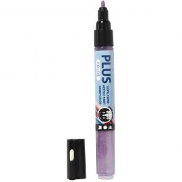 Plus Color Marker, L: 14,5 cm, lijndikte 1-2 mm, dark lilac, 5,5 ml, 1 stuk [HOB-39814]