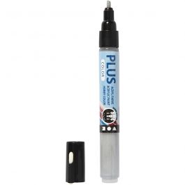 Plus Color Marker, L: 14,5 cm, lijndikte 1-2 mm, rain grey, 5,5 ml, 1 stuk [HOB-39840]