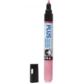 Plus Color Marker, L: 14,5 cm, lijndikte 1-2 mm, fuchsia, 5,5 ml, 1 stuk [HOB-39867]