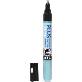 Plus Color Marker, L: 14,5 cm, lijndikte 1-2 mm, turquoise, 5,5 ml, 1 stuk [HOB-39872]