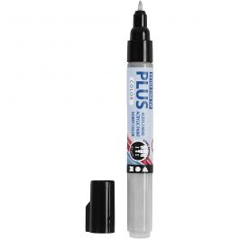Plus Color Marker, L: 14,5 cm, lijndikte 0,7 mm, rain grey, 5,5 ml, 1 stuk [HOB-39940]