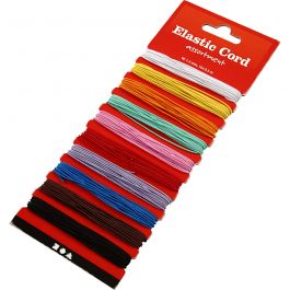 Cordon élastique, ép. 1 mm, 10x3.50 m/ 1 Pq. [HOB-410500]