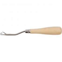 Crochet à loquet avec manche, L: 15,5cm, 1 pièce [HOB-41126]