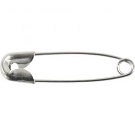Veiligheidsspelden, L: 22 mm, dikte 0,6 mm, zilver, 100 stuk/ 1 doos [HOB-41135]