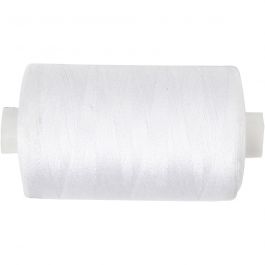 Fil à Coudre, blanc, 1000 m/ 1 rouleau [HOB-41218]