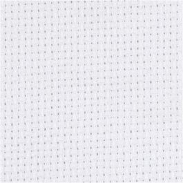 Toile points de croix Aida, L : 150 cm, 70 pts/10 cm, blanc, 3 m/ 1 pièce [HOB-412655]