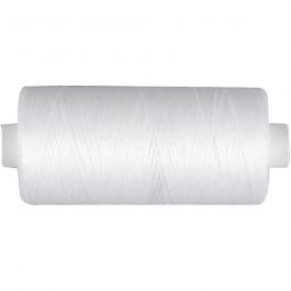 Fil à Coudre, blanc, 1000 m/ 1 rouleau [HOB-41281]