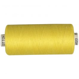Fil à coudre, jaune, 1000m/ 1 rouleau [HOB-41282]