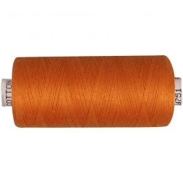 Fil à coudre, orange, 1000 m/ 1 rouleau [HOB-41284]
