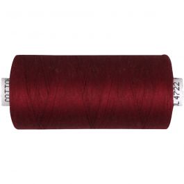 Fil à coudre, rouge vin, 1000 m/ 1 rouleau [HOB-41286]