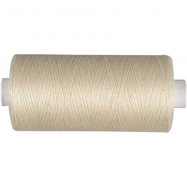 Fil à Coudre, blanc cassé, 1000 m/ 1 rouleau [HOB-41296]