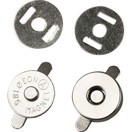 Fermoirs magnétiques, d 18 mm, 25 pièces/ 1 Pq. [HOB-41388]