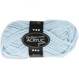 Pelote de Laine Acrylique Fantasia, L : 35 M, Maxi, bleu clair, 50 gr/ 1 boule [HOB-421876]