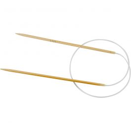 Aiguilles à tricoter circulaires, L : 60 cm, dim. 3 mm, 1 pièce [HOB-42269]