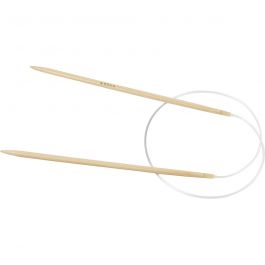 Aiguilles à tricoter circulaires, L : 60 cm, dim. 4 mm, 1 pièce [HOB-42271]