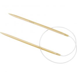 Aiguilles à tricoter circulaires, L : 60 cm, dim. 5 mm, 1 pièce [HOB-42273]