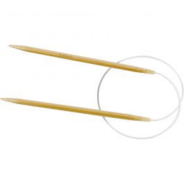 Aiguilles à tricoter circulaires, L : 60 cm, dim. 5,5 mm, 1 pièce [HOB-42274]