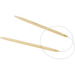 Aiguilles à tricoter circulaires, L : 60 cm, dim. 6,5 mm, 1 pièce [HOB-42276]