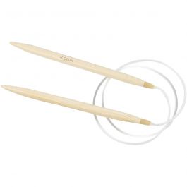 Aiguilles à tricoter circulaires, L : 80 cm, dim. 8 mm, 1 pièce [HOB-42278]