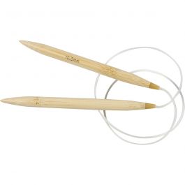 Aiguilles à tricoter circulaires, L : 80 cm, dim. 10 mm, 1 pièce [HOB-42280]