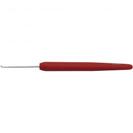 Haaknaalden, afm 2, L: 13,3 cm, afm 2 mm, rood, 1 stuk [HOB-42380]