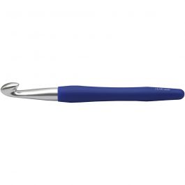 Haaknaalden, afm 12, L: 16 cm, afm 12 mm, blauw, 1 stuk [HOB-42389]