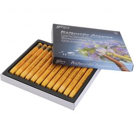 Pastels à la cire aquarellables, orange, 12 pièces/ 1 Pq. [HOB-427324]