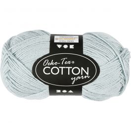 Katoengaren, afm 8/4, L: 170 M, zacht blauw, 50 gr/ 1 bol [HOB-431180]